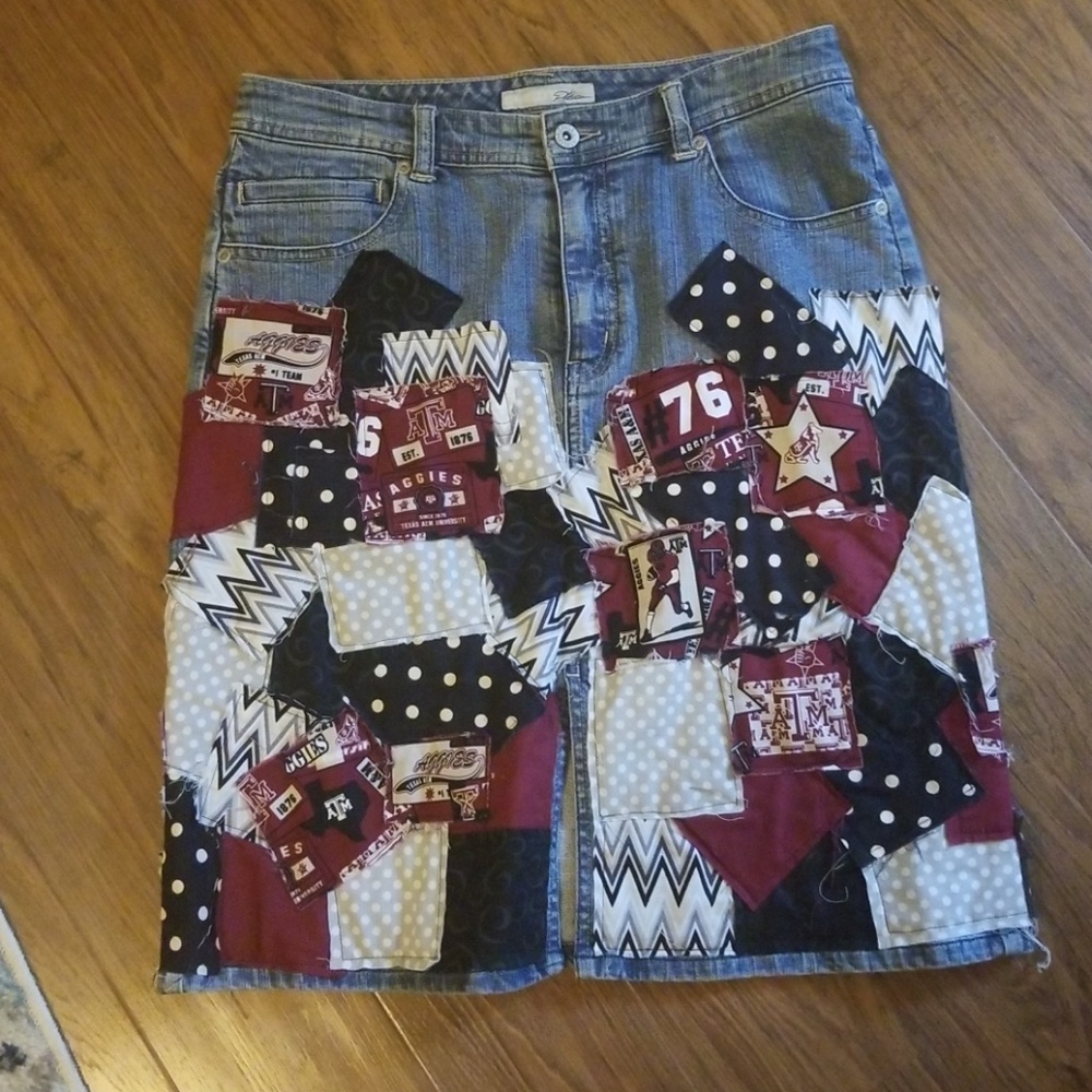 1 of a kindTexas A&M spirit skirt